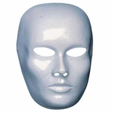 Blanco masker van dames gezicht