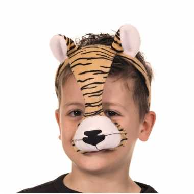 Diadeem tijger masker met geluid