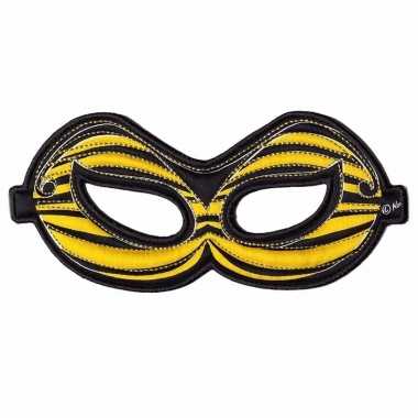 Geel oogmasker van een bij