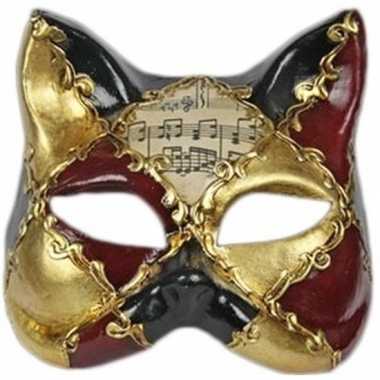 Wandversiering katten masker Venice