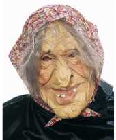 Enge oude vrouw masker