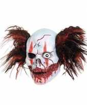 Feestmasker horror clown one eye