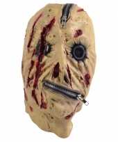 Halloween masker met rits