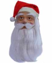 Kerstman masker met baard