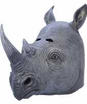 Rubberen masker neushoorn