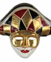 Wandversiering harlekijn masker