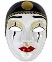 Wandversiering pierrot masker